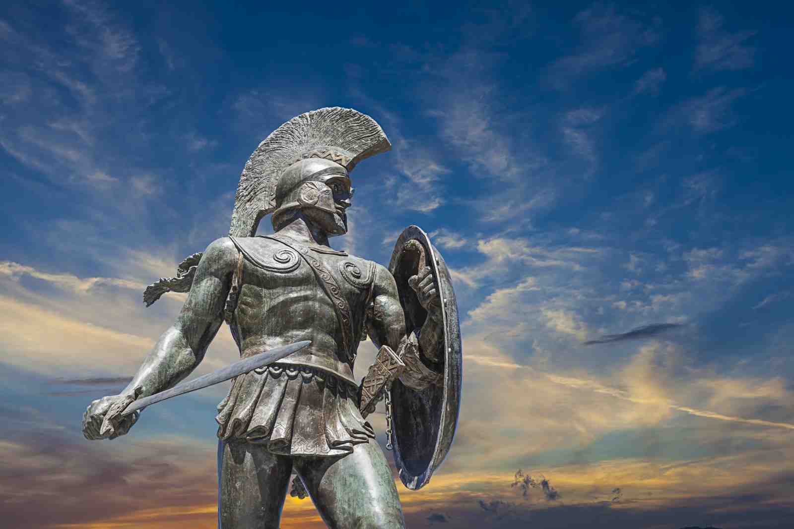 Ancient Spartan Warrior Wall Art