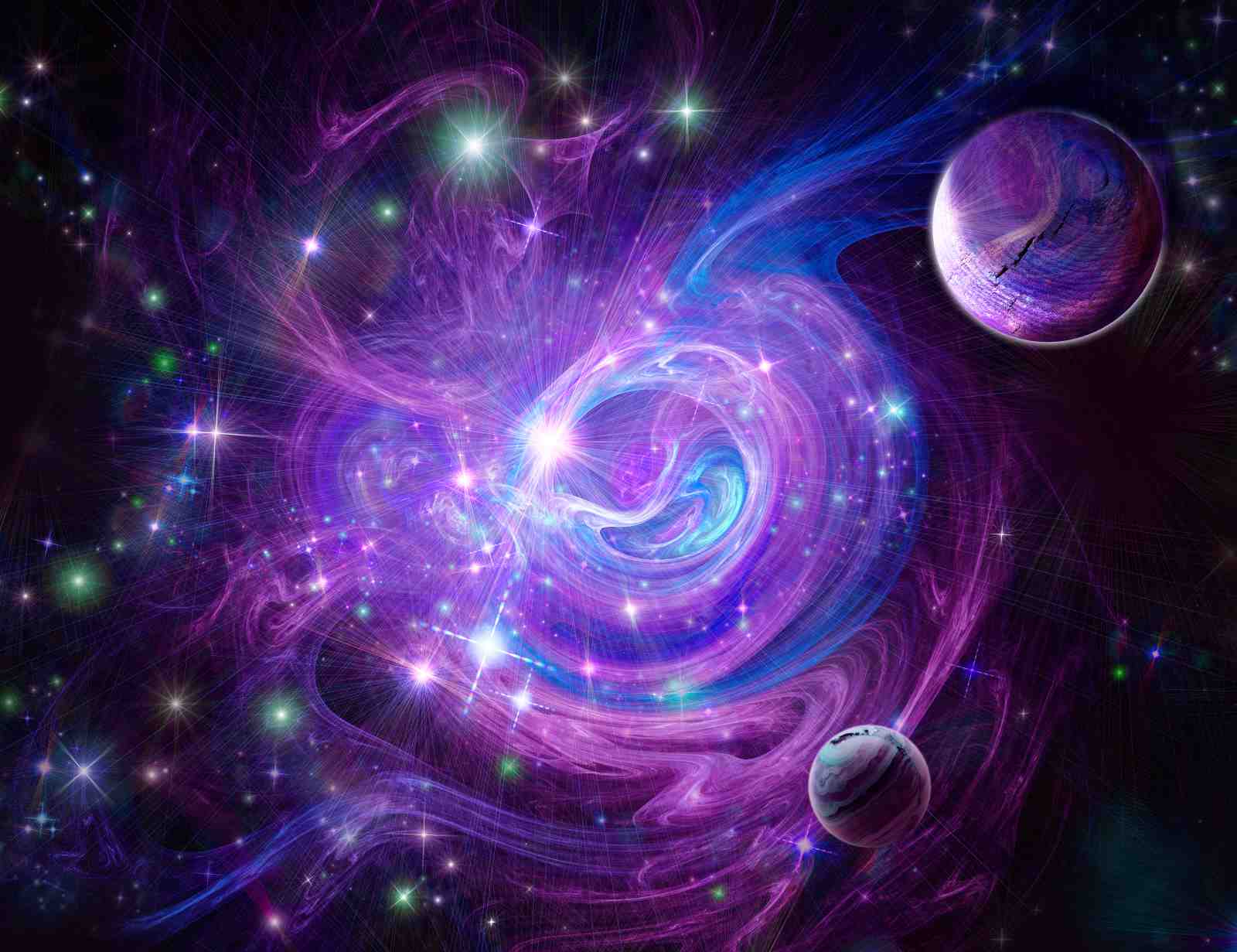Cosmic Nebula & Planets Wall Art - Space Art