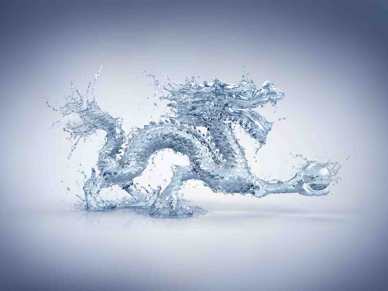 Majestic Water Dragon Wall Art Wall Art