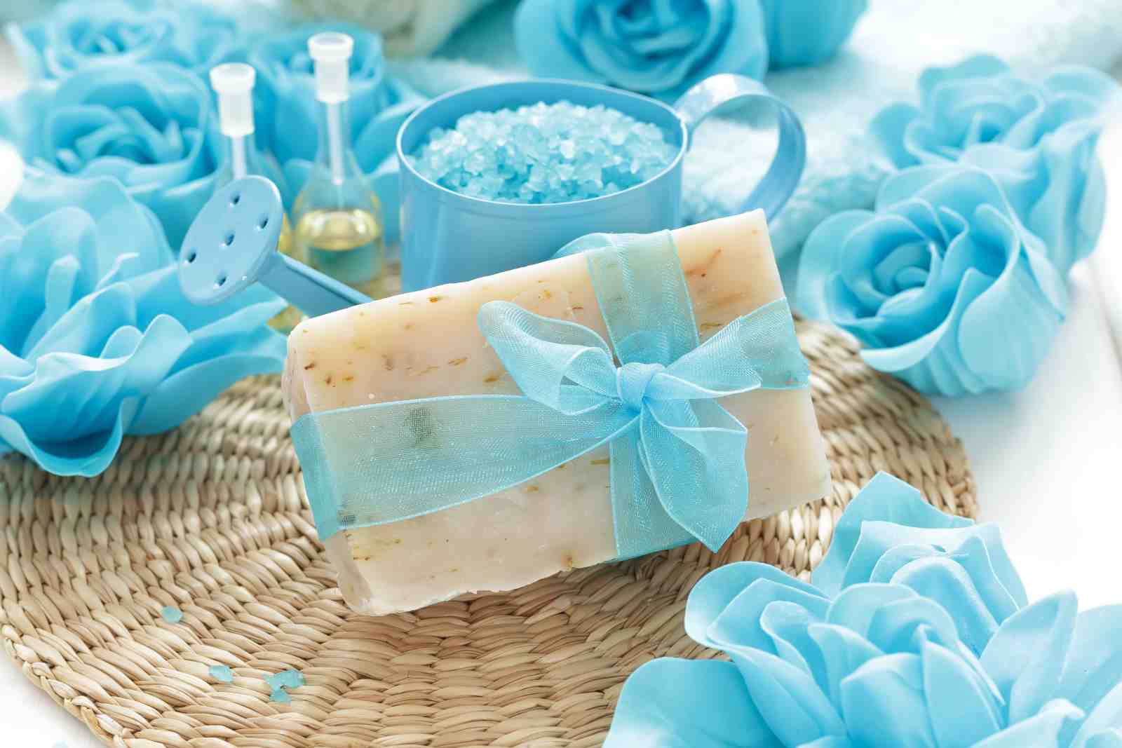 Serene Blue Spa Bliss Wall Art
