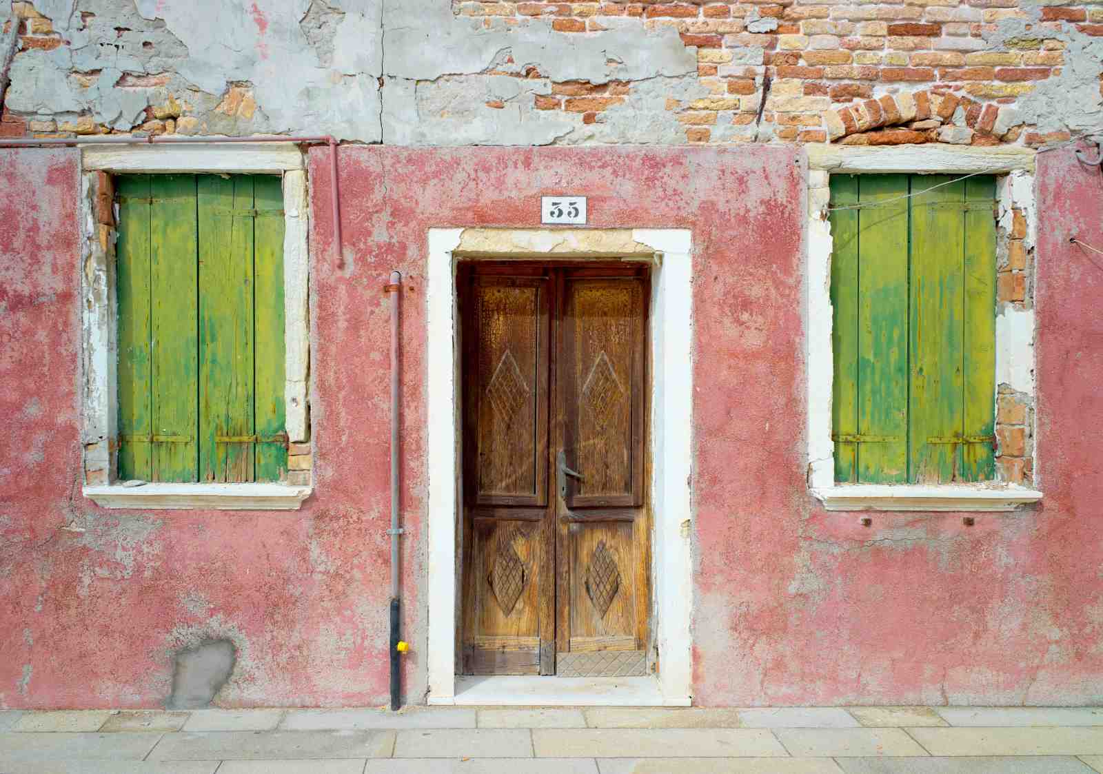 Venetian Charm Rustic Door & Window Wall Art