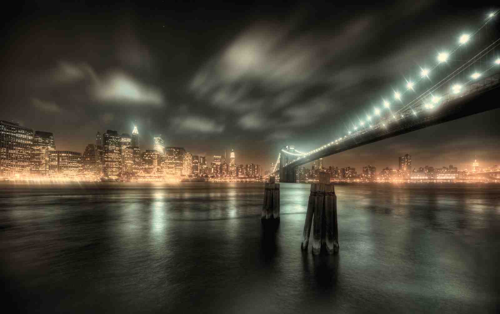 New York City Skyline & Bridge Wall Art