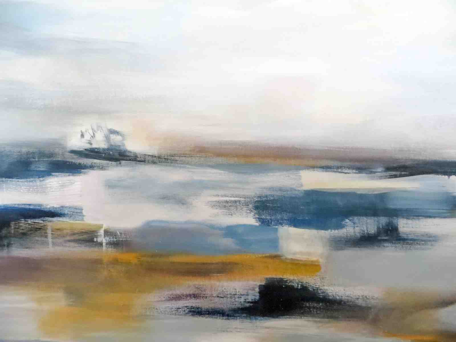 Serene Coastal Abstract Wall Art