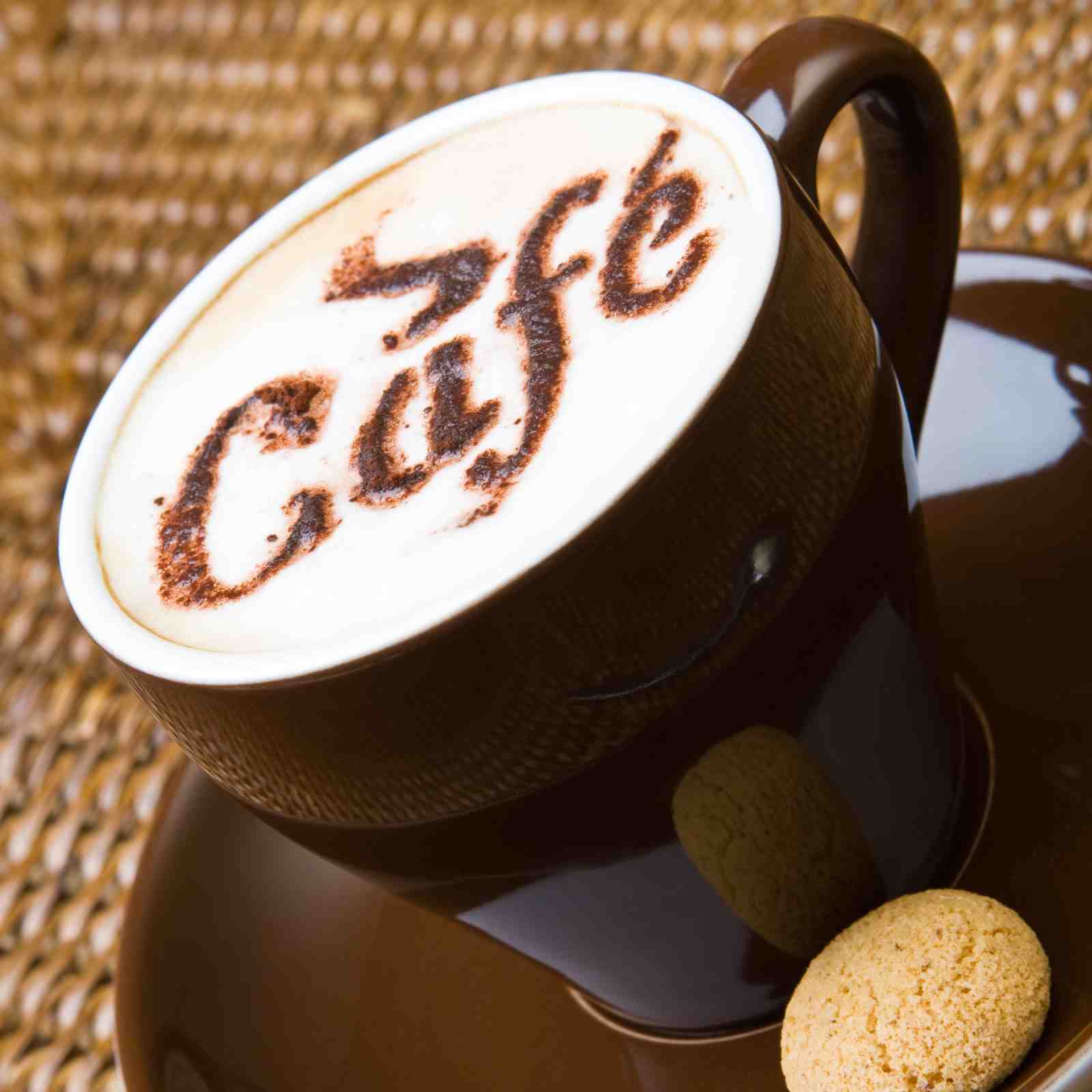 Cafe Latte Art Coffee Cup Wall Art for Kitchen Decor