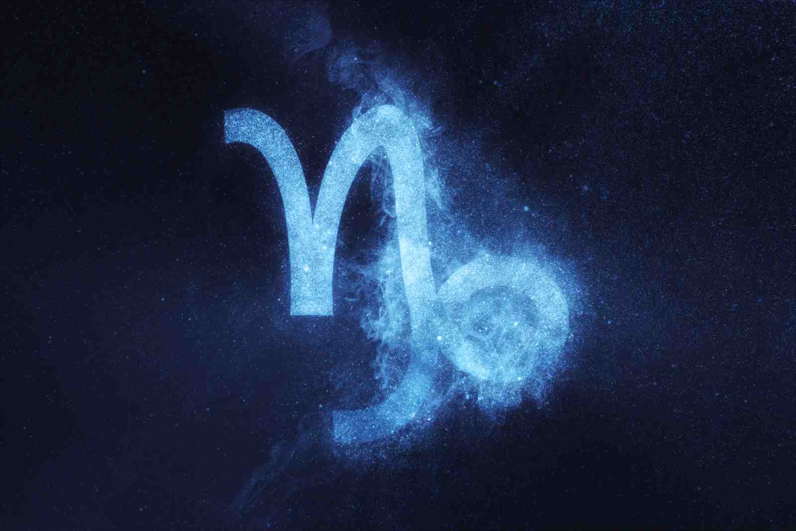 Cosmic Capricorn Zodiac Symbol Wall Art