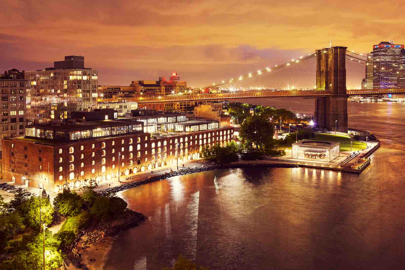 New York Brooklyn Bridge Cityscape Wall Art