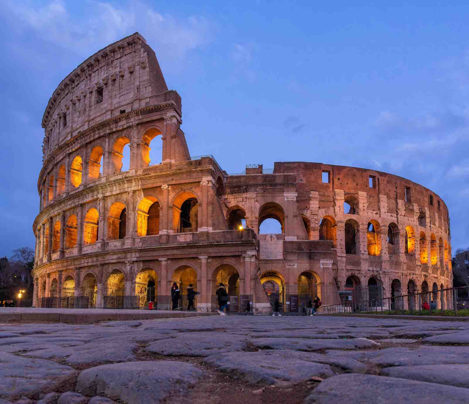 Colosseum At Dusk Wall Art - Rome Wall Art