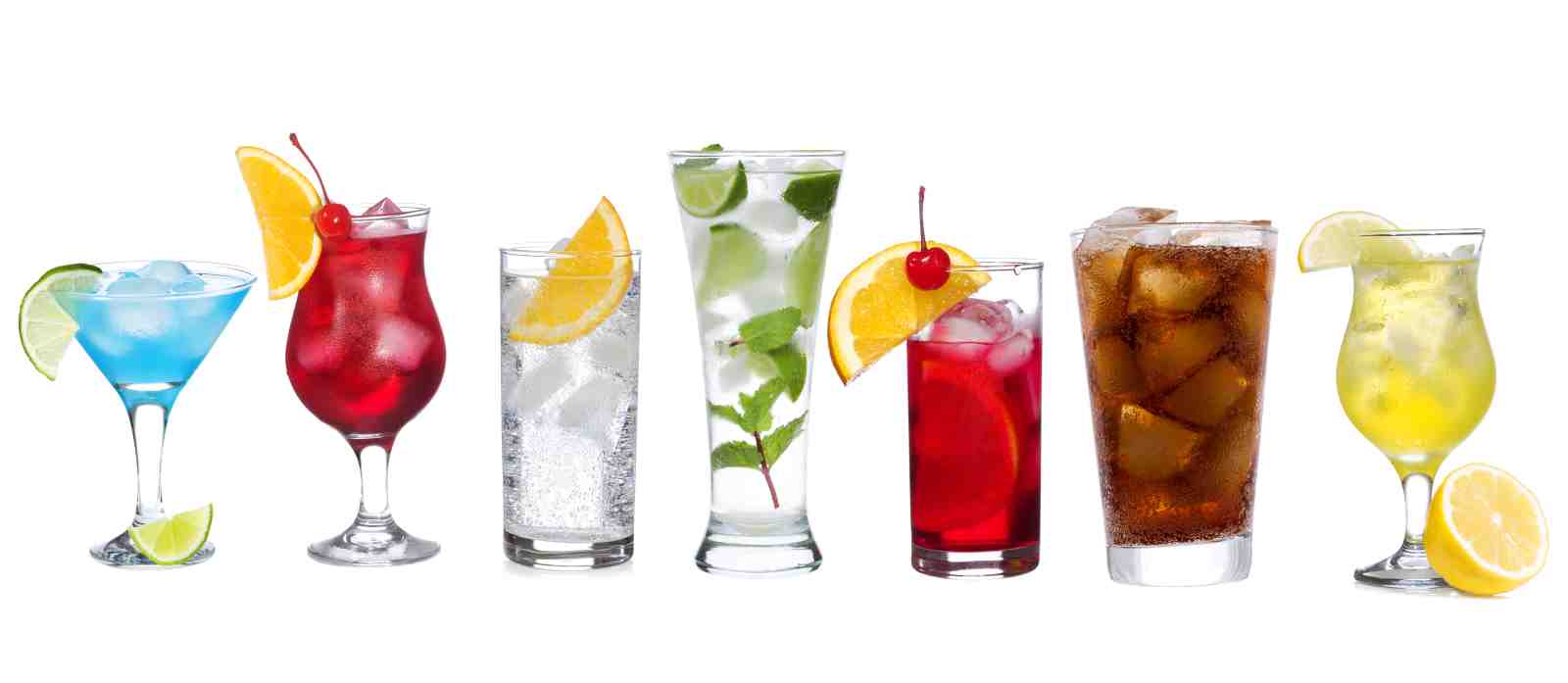 Vibrant Cocktail Collection Wall Art for Bar Decor
