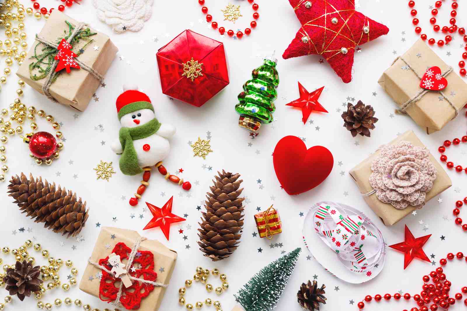 Festive Christmas Collage Wall Art