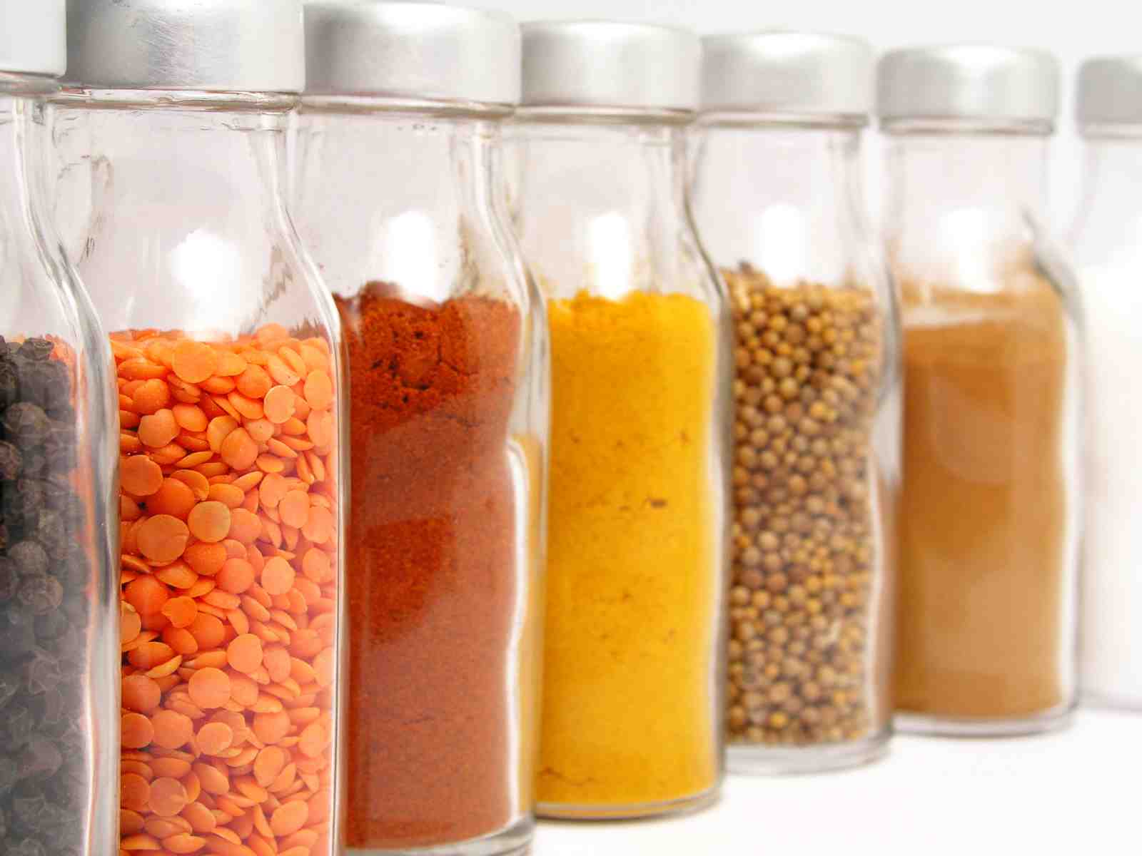 Vibrant Spice Jars Collection Wall Art