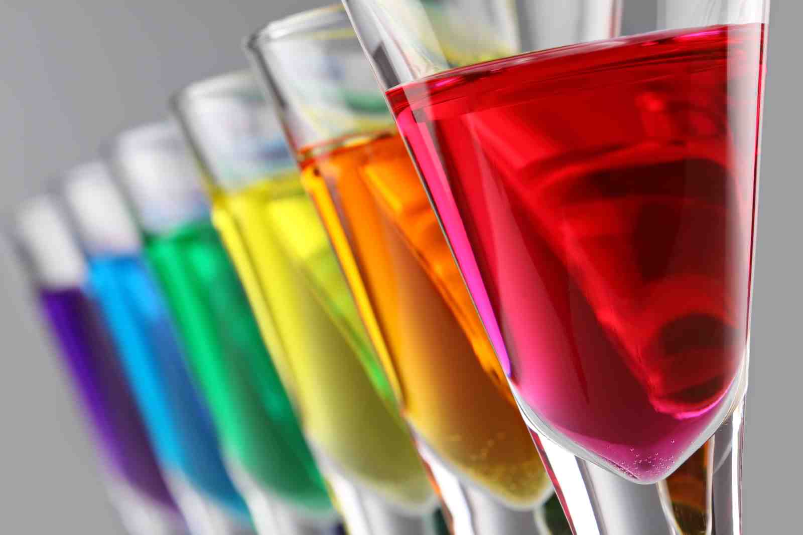 Vibrant Cocktail Colors Wall Art