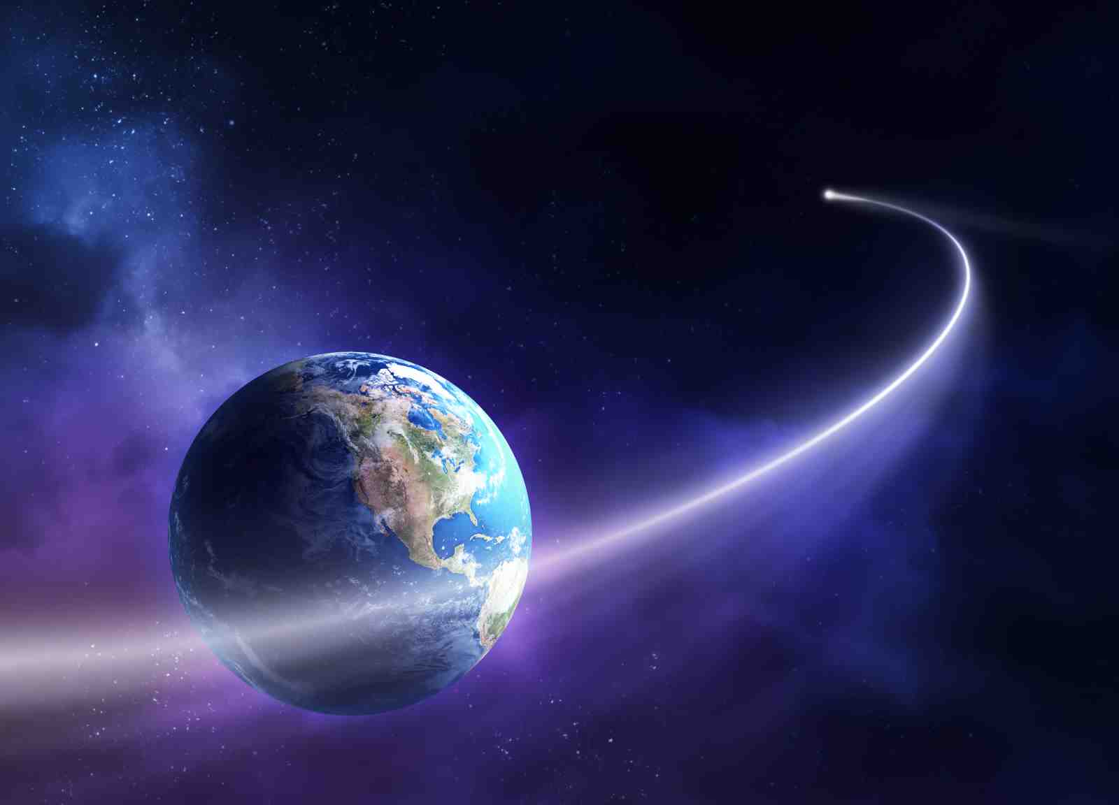 Cosmic Earth Journey Wall Art