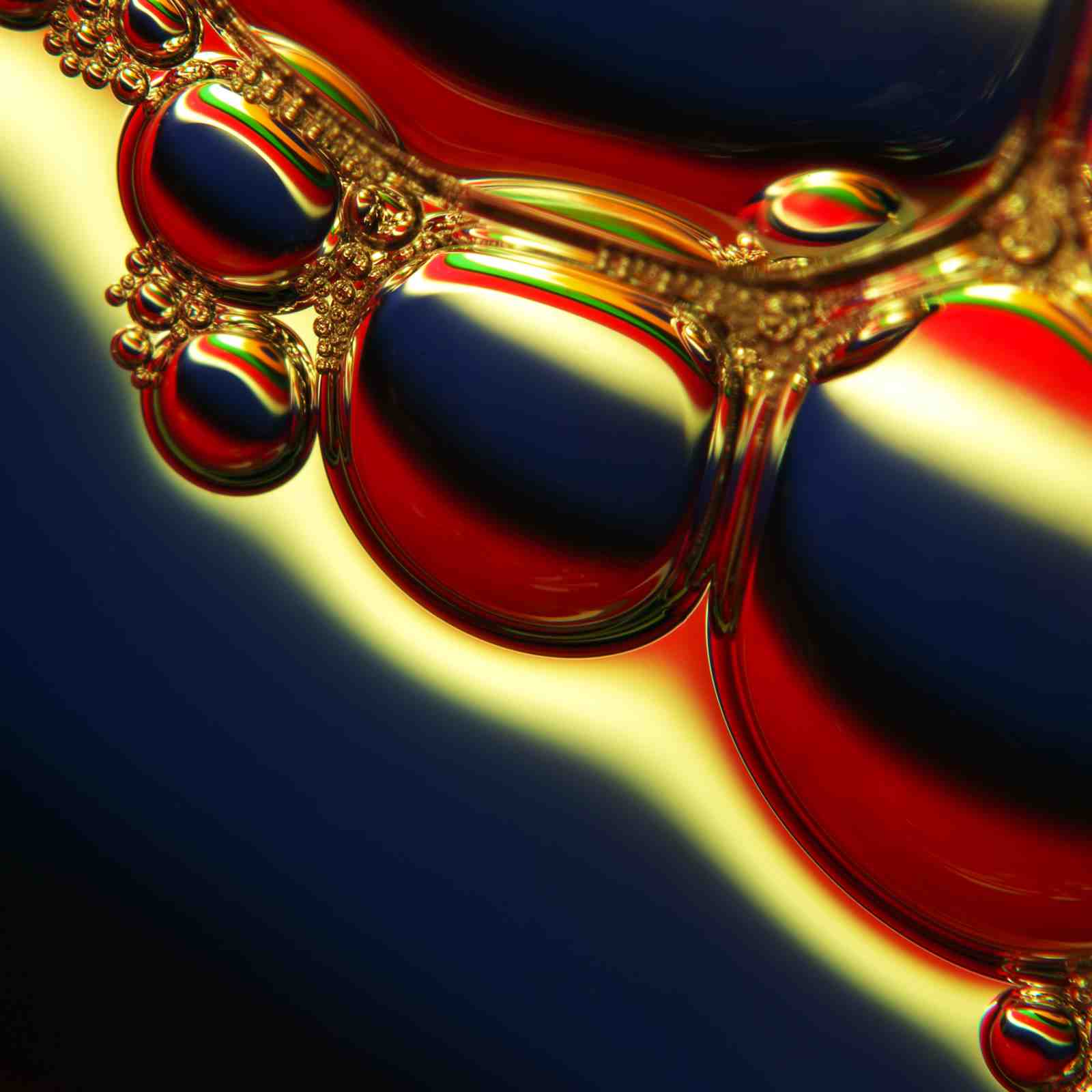 Abstract Bubbles Modern Art Wall Art