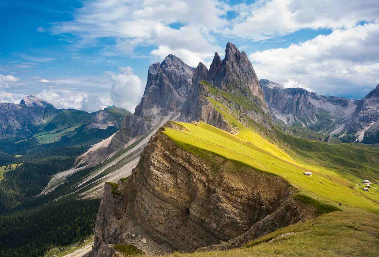 Majestic Dolomites Mountain Landscape Wall Art