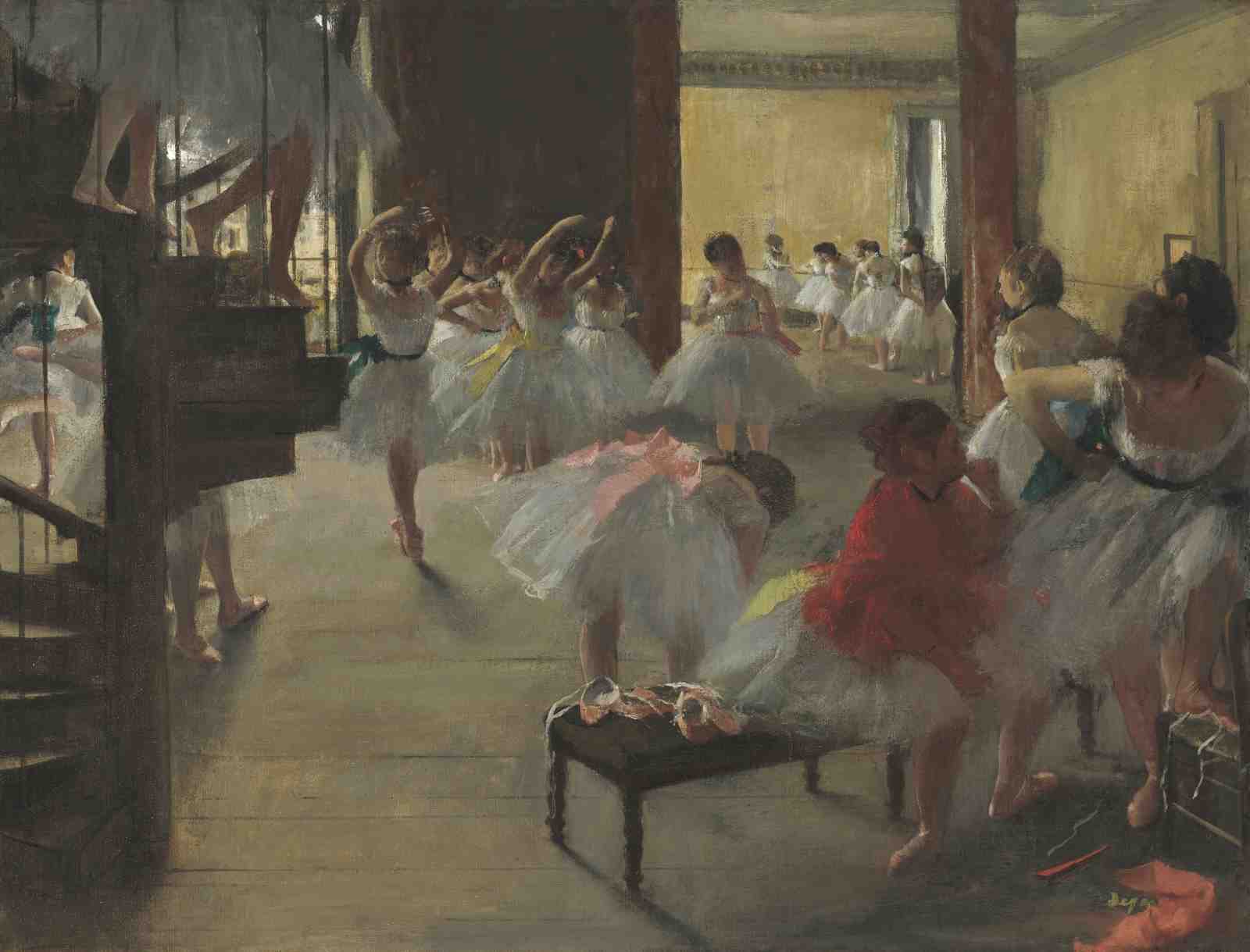 Ballet Rehearsal Impressionist Dancers Wall Art