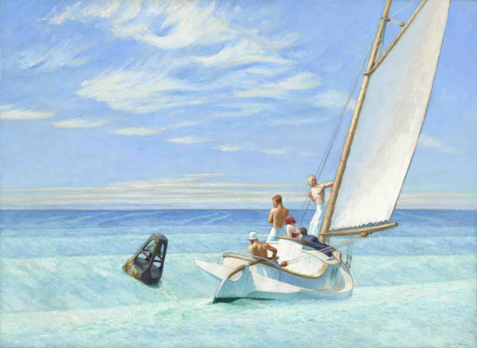 Seafaring Men Sailing Wall Art