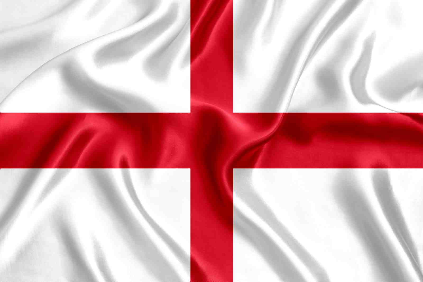 St George's Cross Silk Flag Wall Art