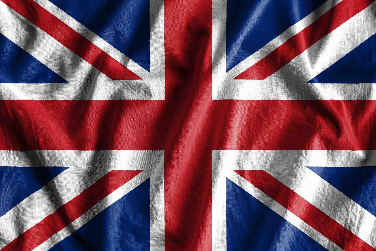 Union Jack Flag Textured Wall Art
