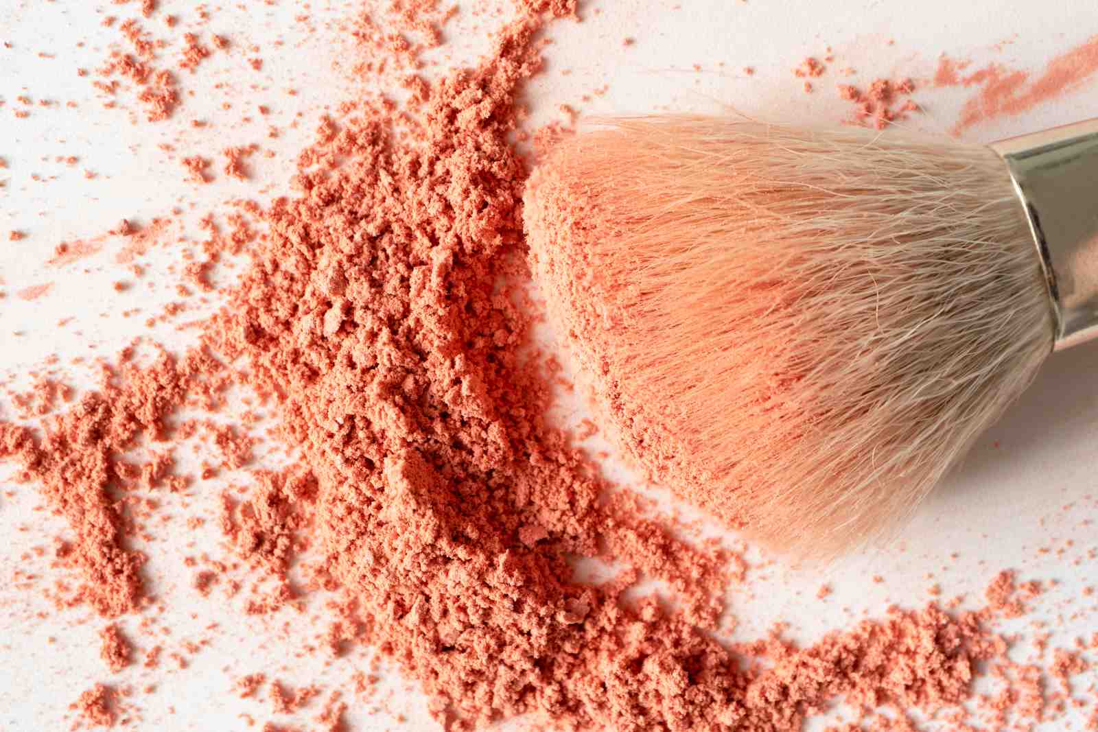 Elegant Peach Blush & Brush Wall Art