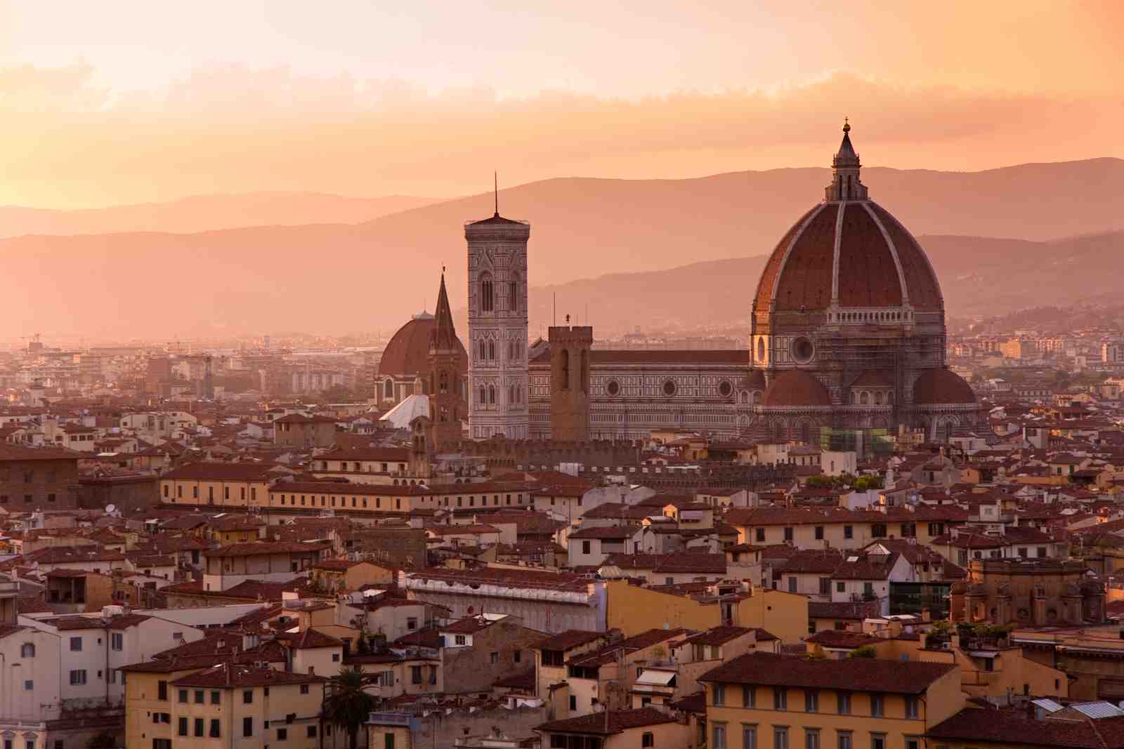 Florence Sunset Duomo Wall Art