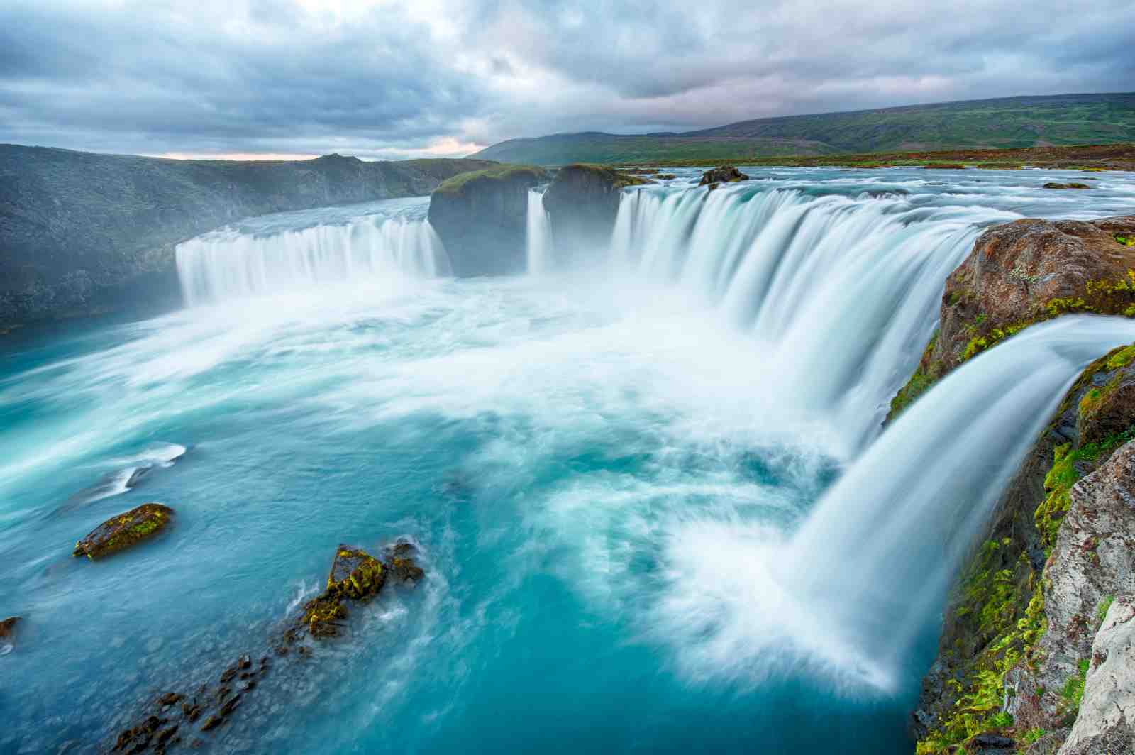 Majestic Waterfall Iceland Wall Art