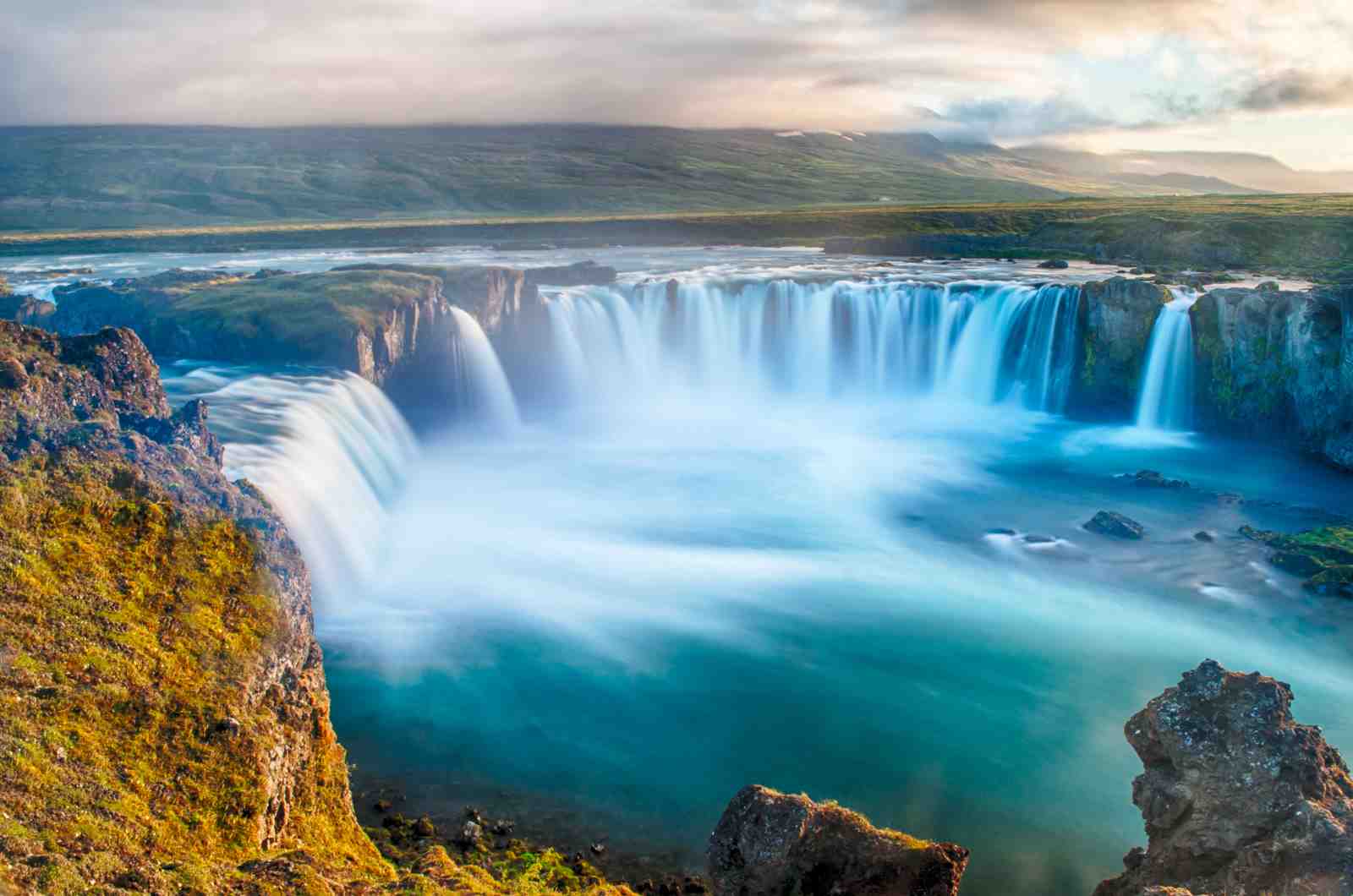 Majestic Waterfall Nature Landscape Wall Art