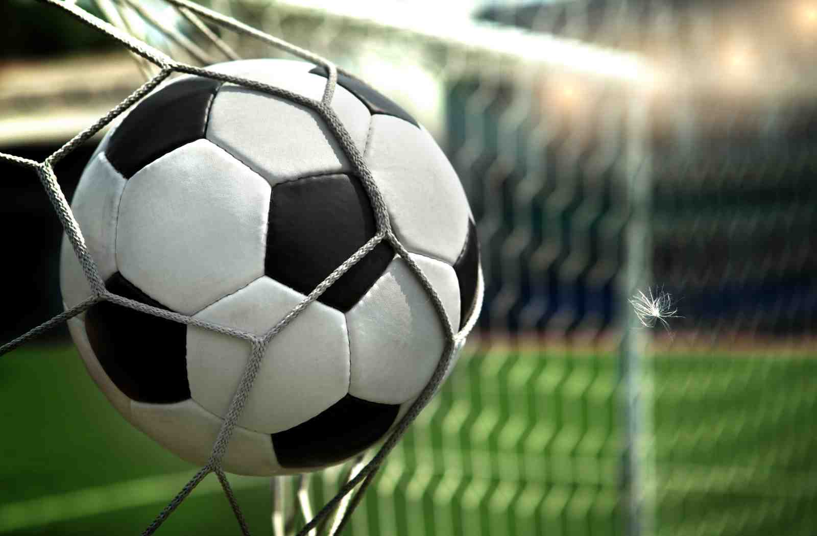 Goal! Soccer Ball in Net Wall Art