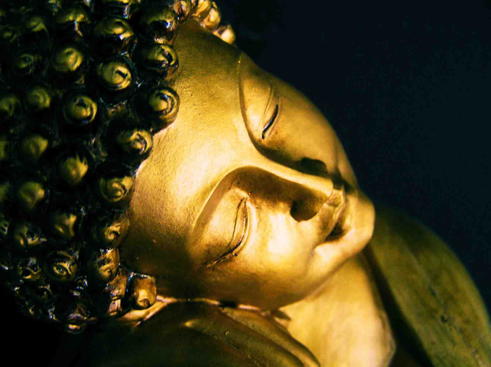 Golden Serenity Buddha Wall Art