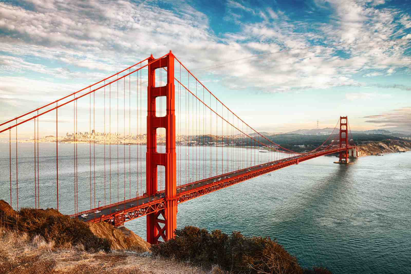 Iconic Golden Gate Bridge Landscape Wall Art