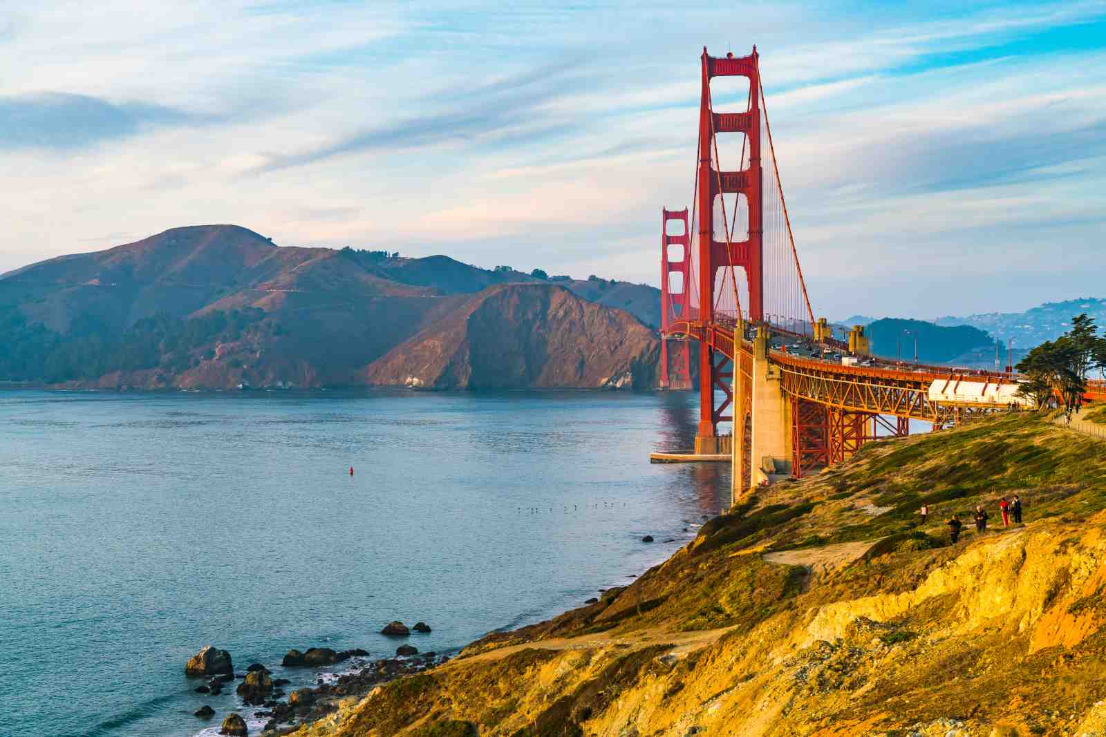 Iconic Golden Gate Bridge Sunset Wall Art
