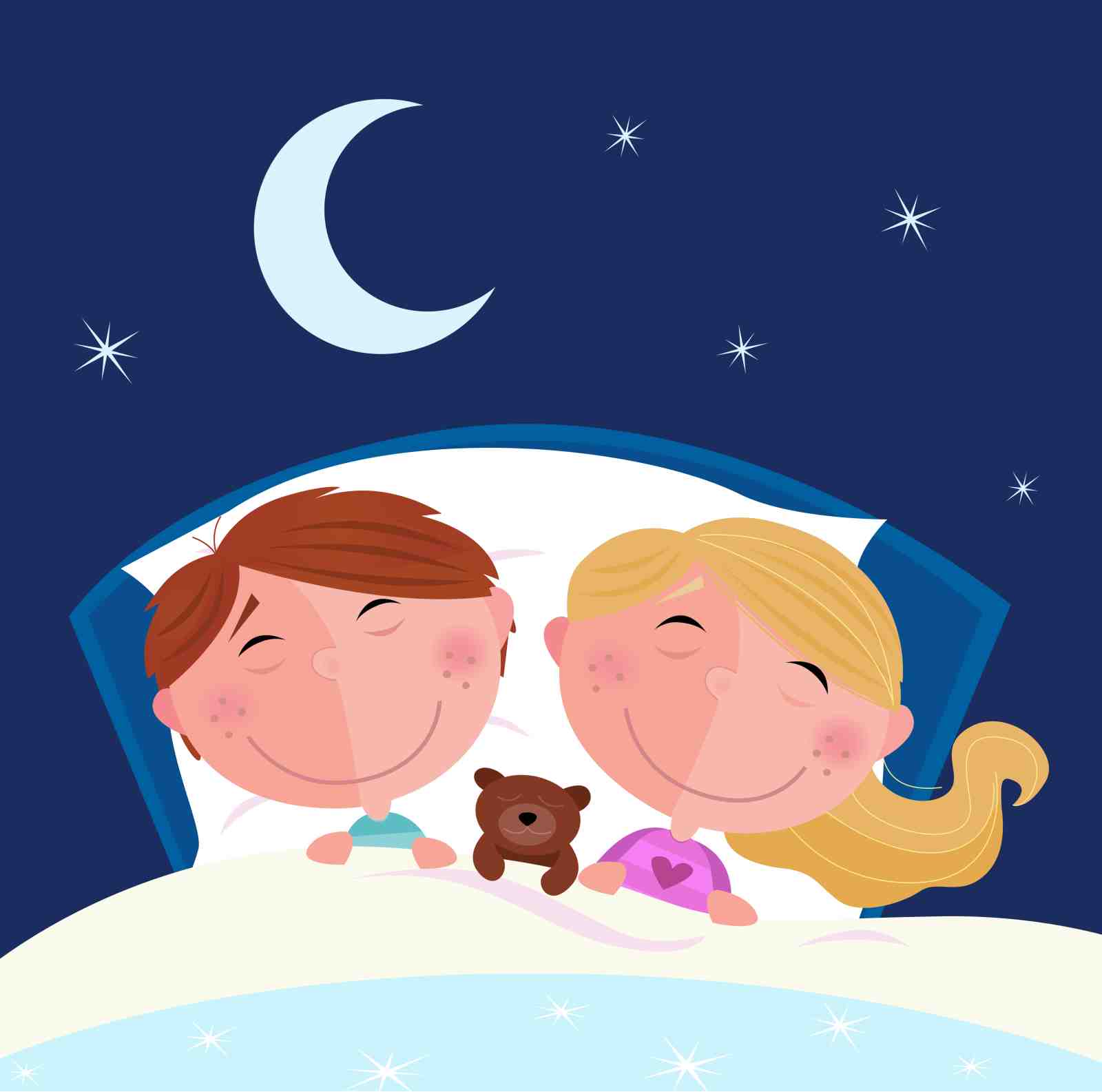 Sweet Dreams Kids & Teddy Bear Wall Art