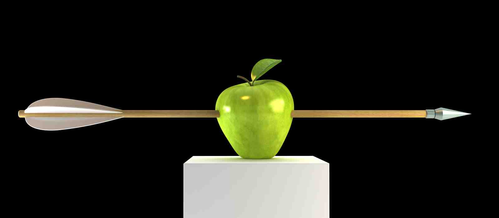 William Tell's Precision Apple Arrow Wall Art