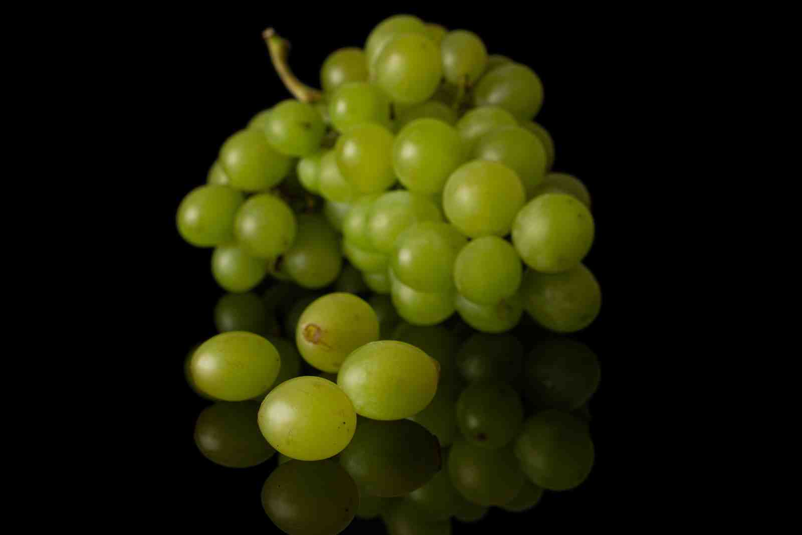 Vibrant Green Grapes Still Life Wall Art