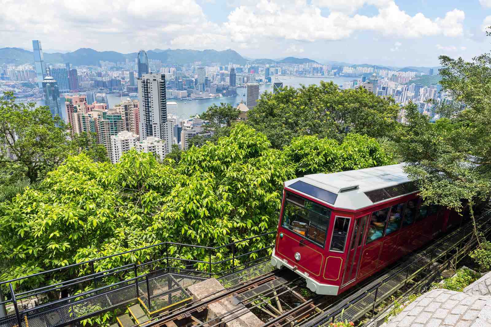 Hong Kong Tramway Skyline Wall Art