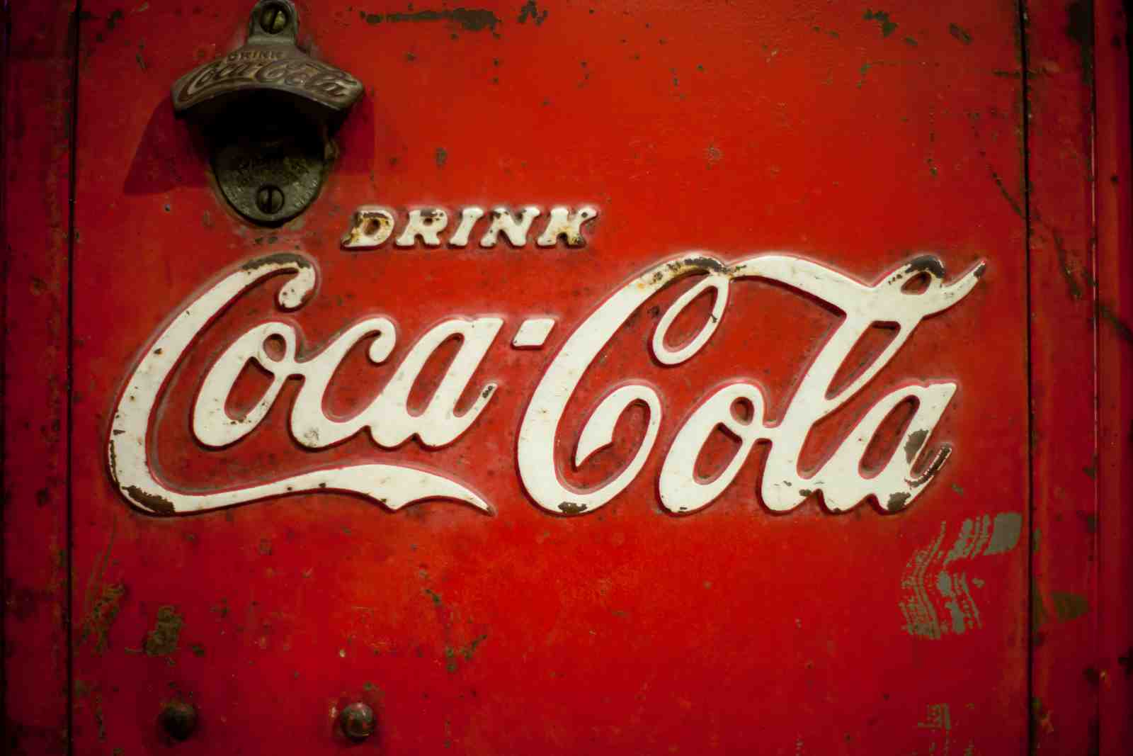Vintage Coca-Cola Logo Wall Art