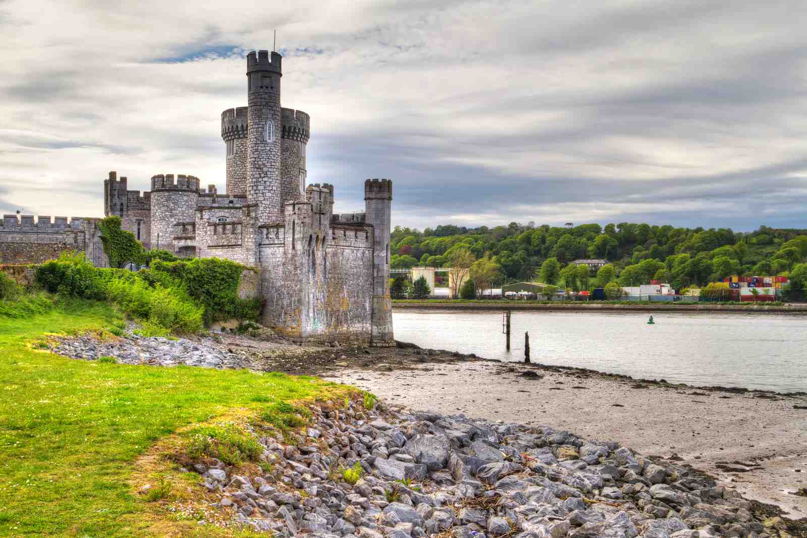 Majestic Castle on Water Wall Art