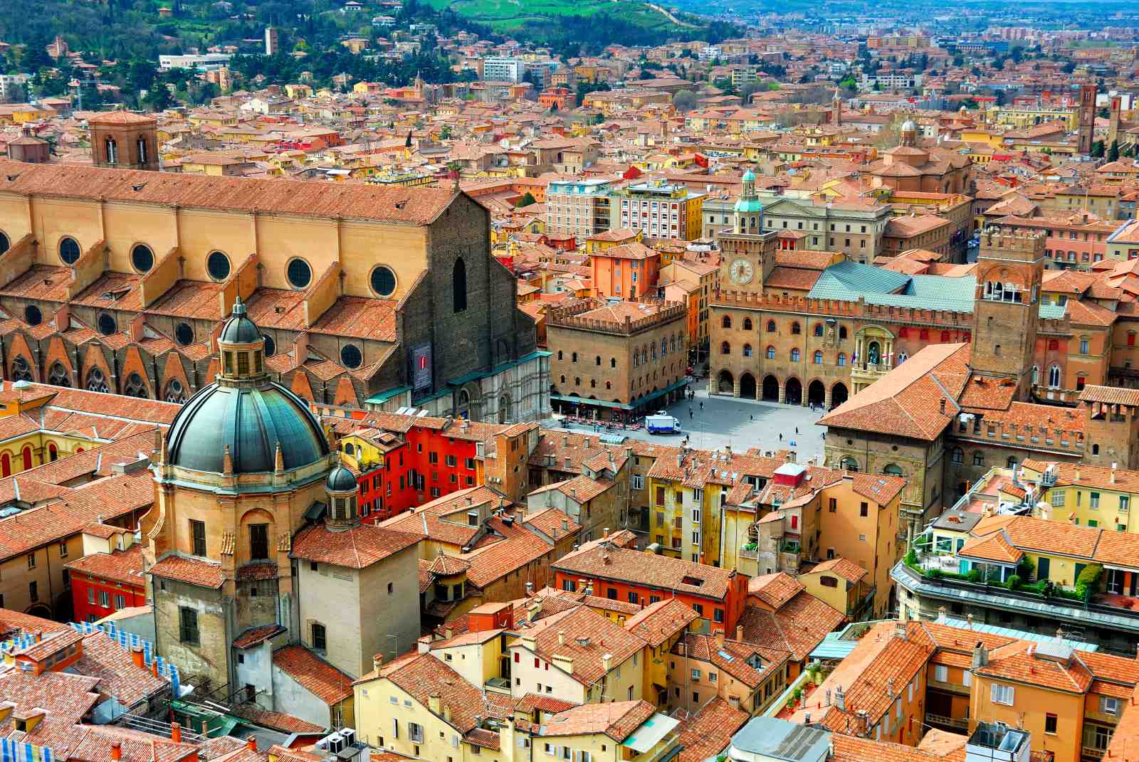 Bologna Rooftops Italian Cityscape Wall Art