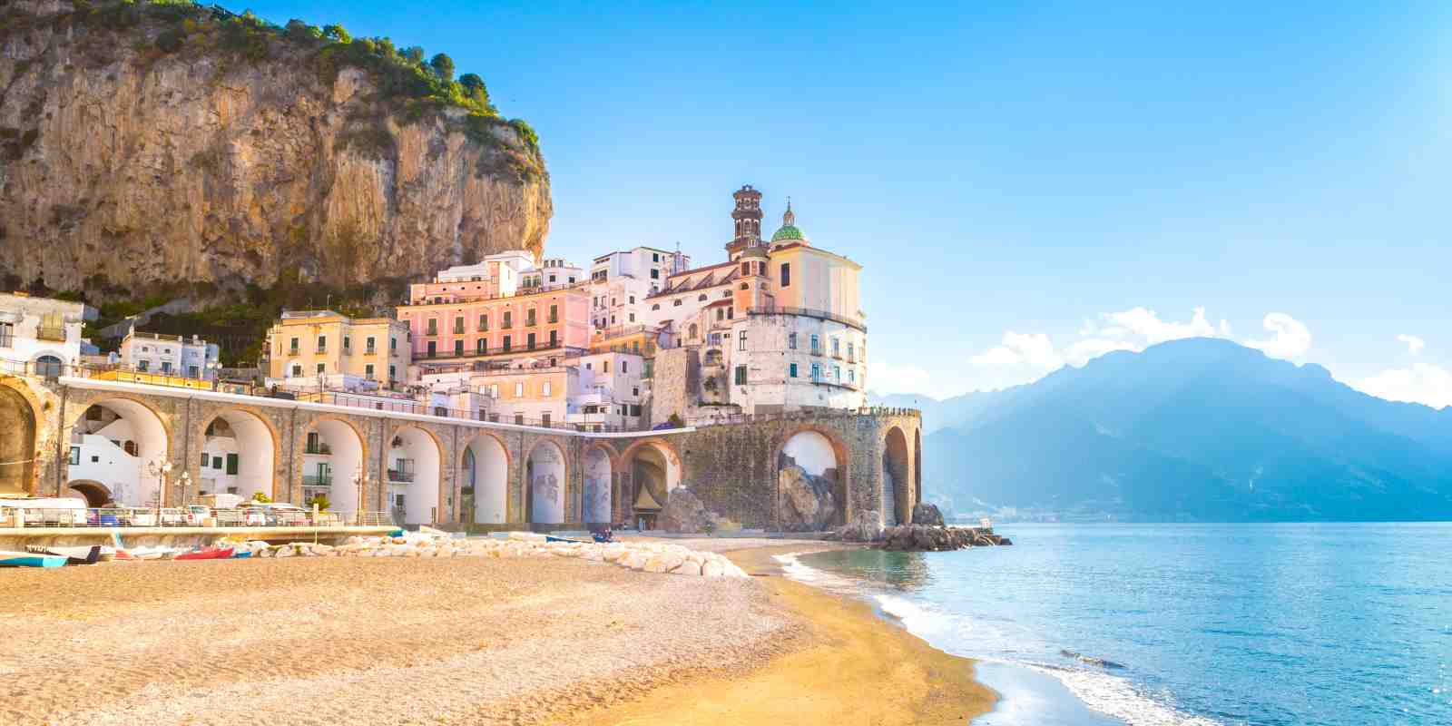 Amalfi Coast Beach & Architecture Wall Art