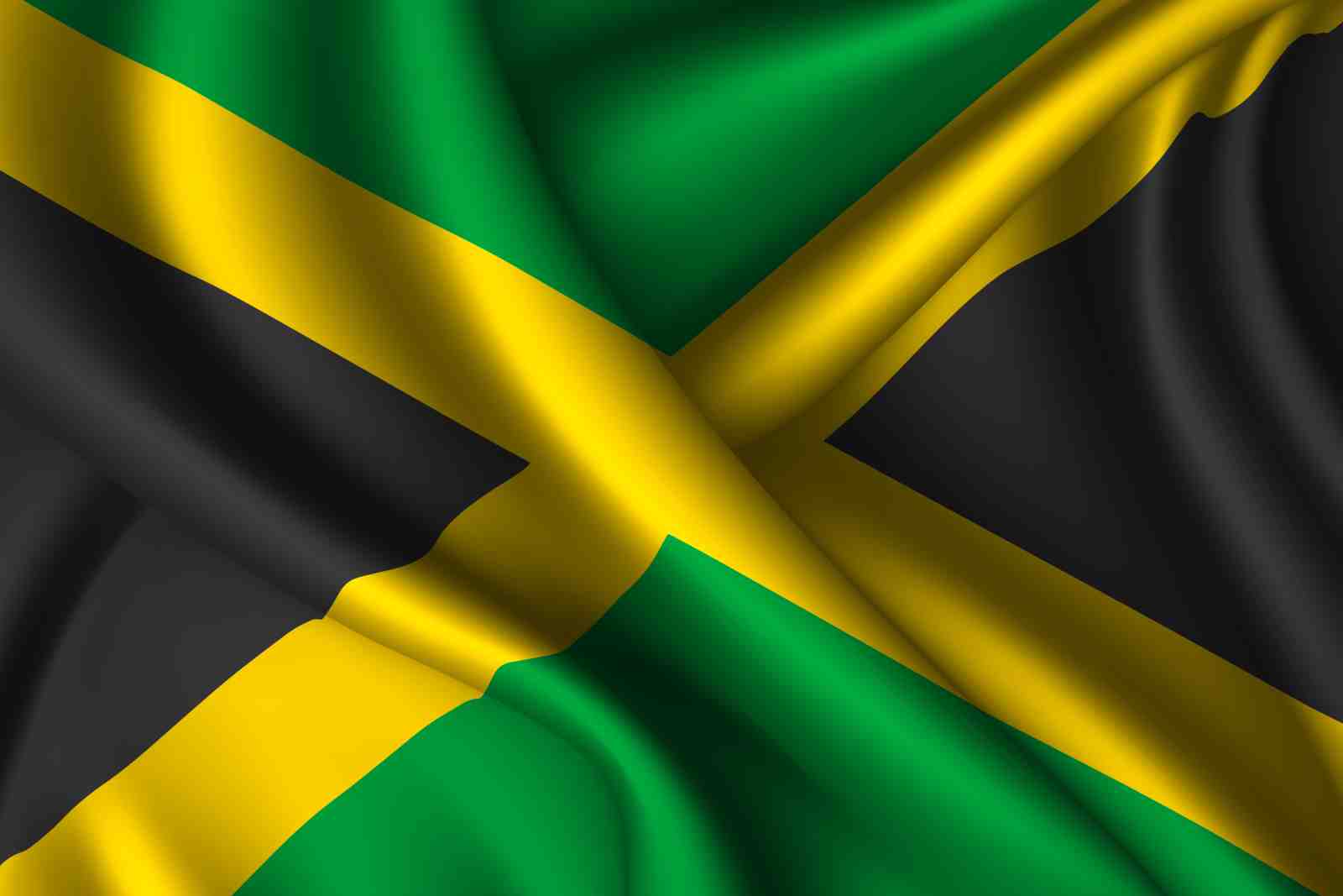Jamaican Flag Tropical Vibes Wall Art
