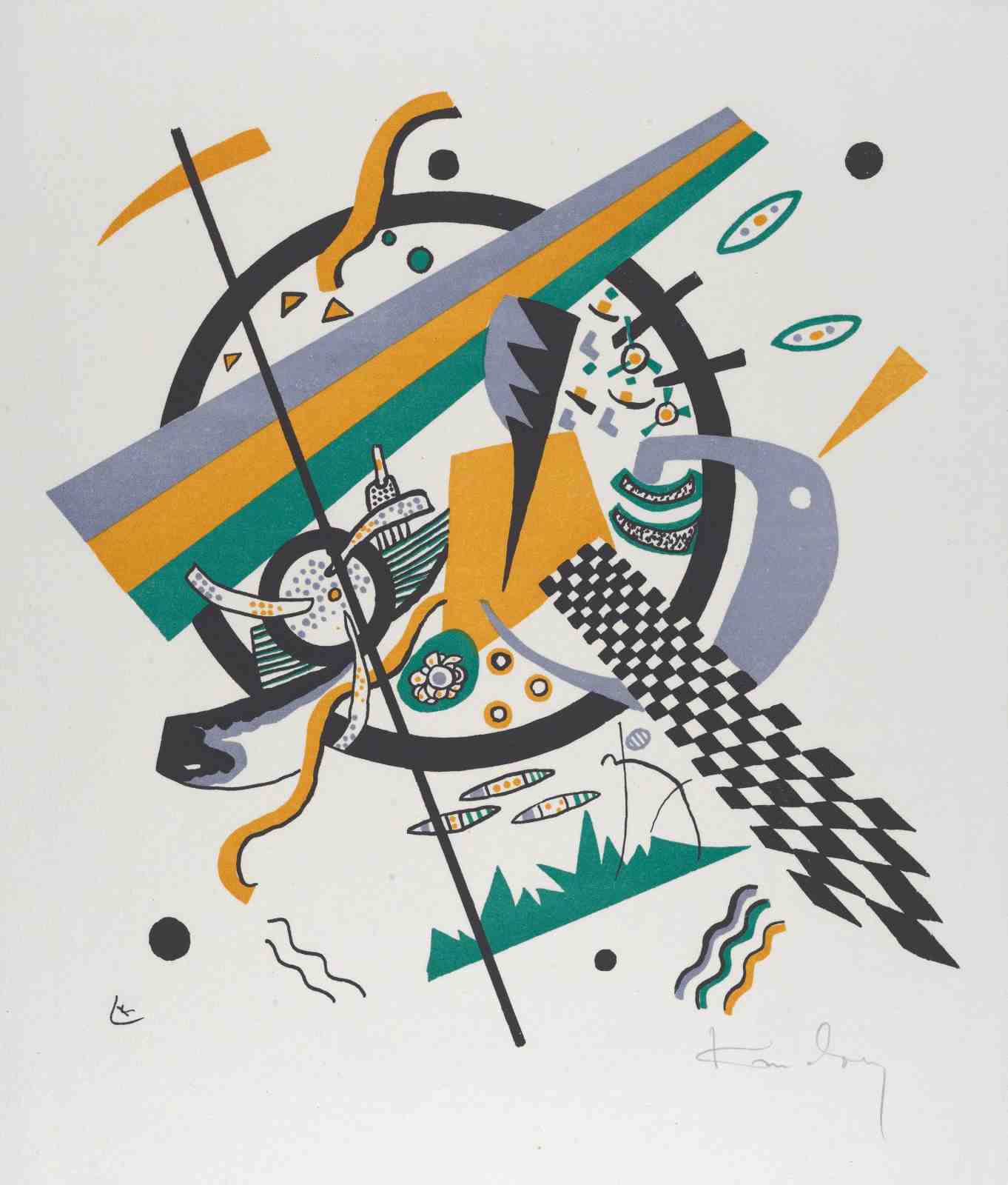 Vibrant Abstract Geometric Wall Art