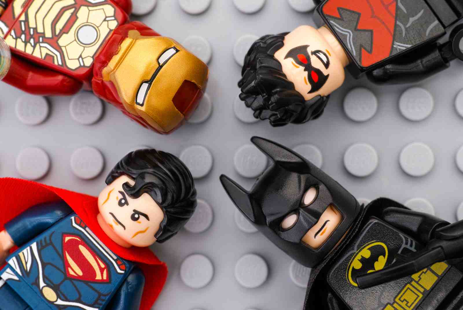 Superhero Lego Portrait Wall Art
