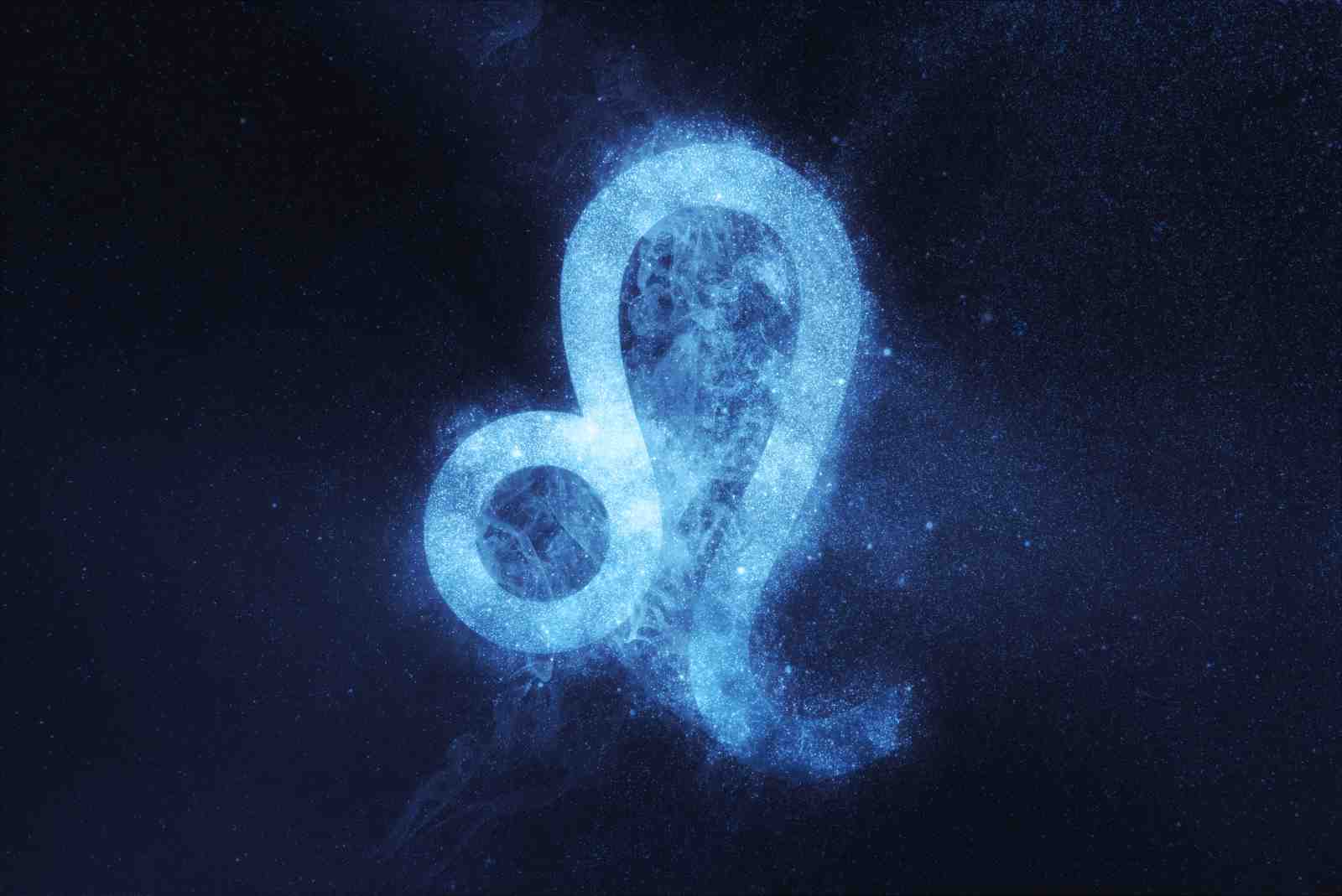 Luminous Leo Zodiac Symbol Wall Art