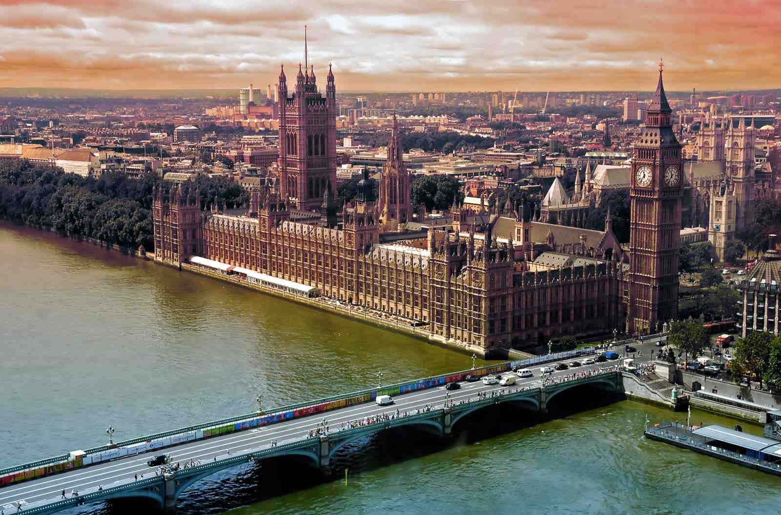 Iconic London Skyline Big Ben Wall Art
