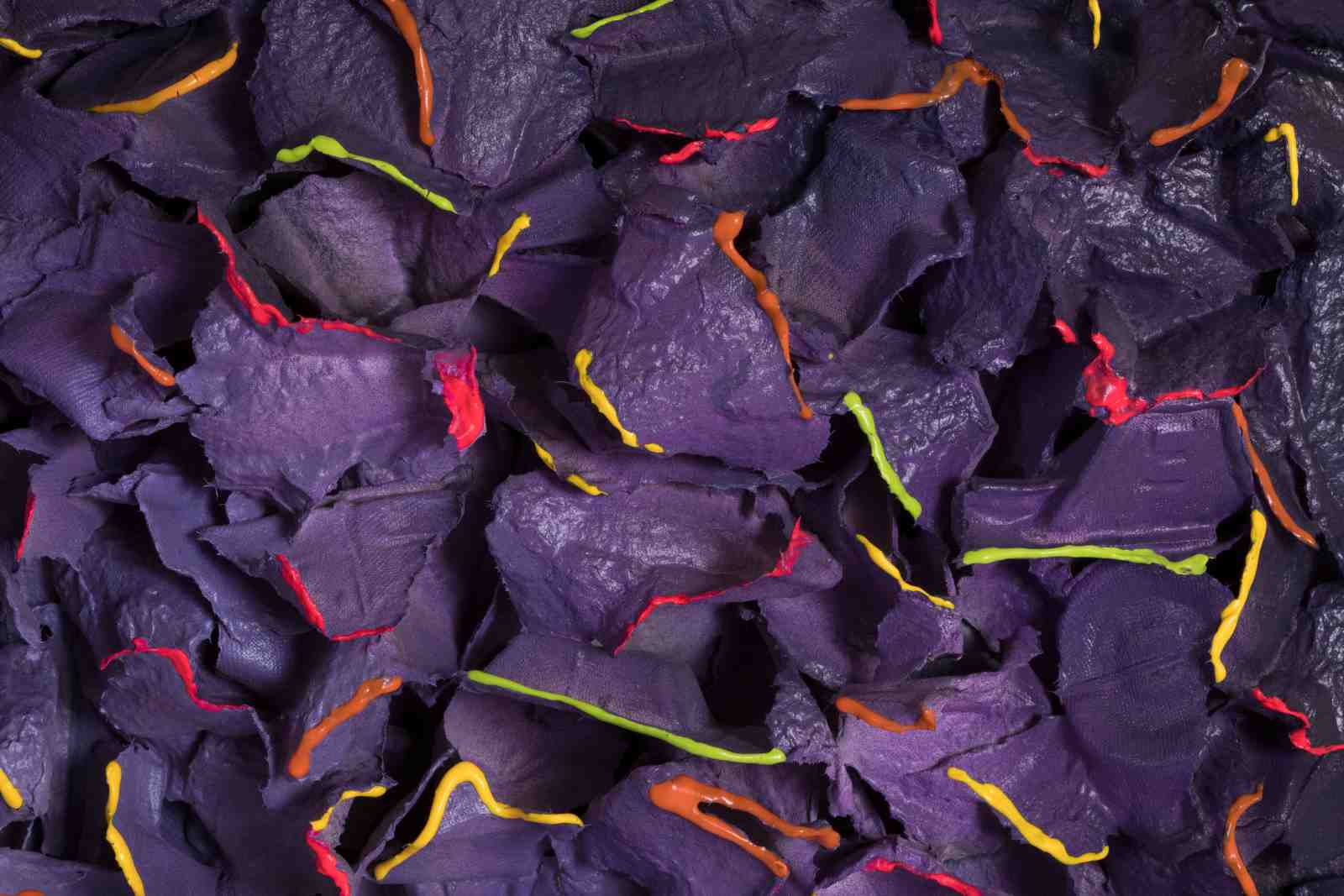 Vibrant Purple Abstract Texture Wall Art