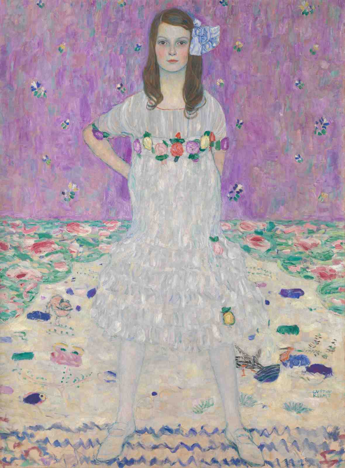 Gustav Klimt Portrait Wall Art - Art Nouveau Decor