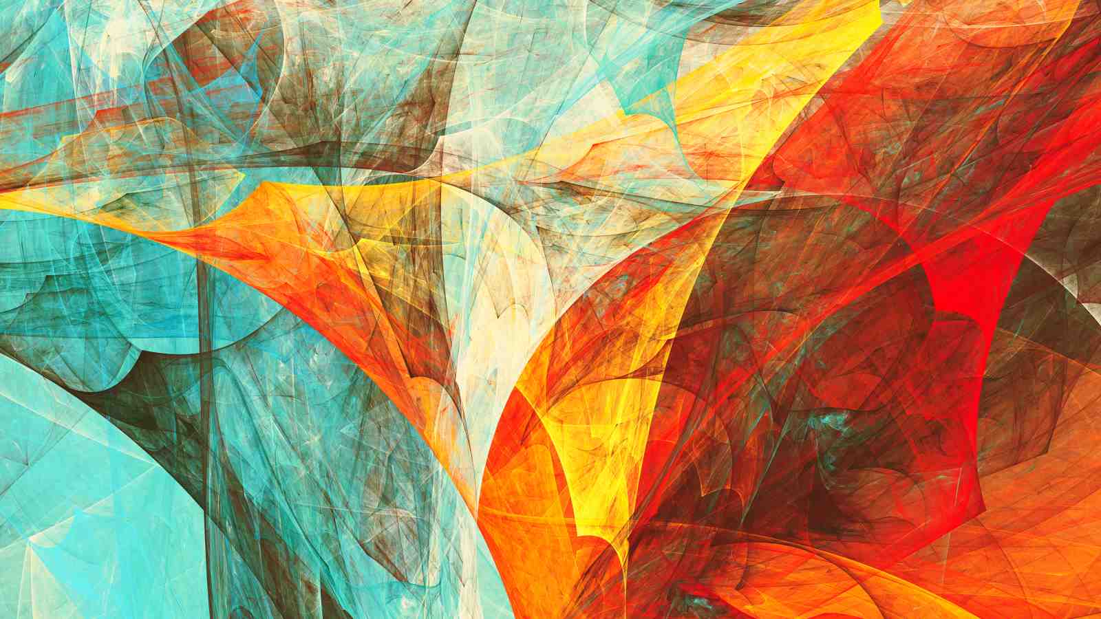 Vibrant Abstract Flow Wall Art