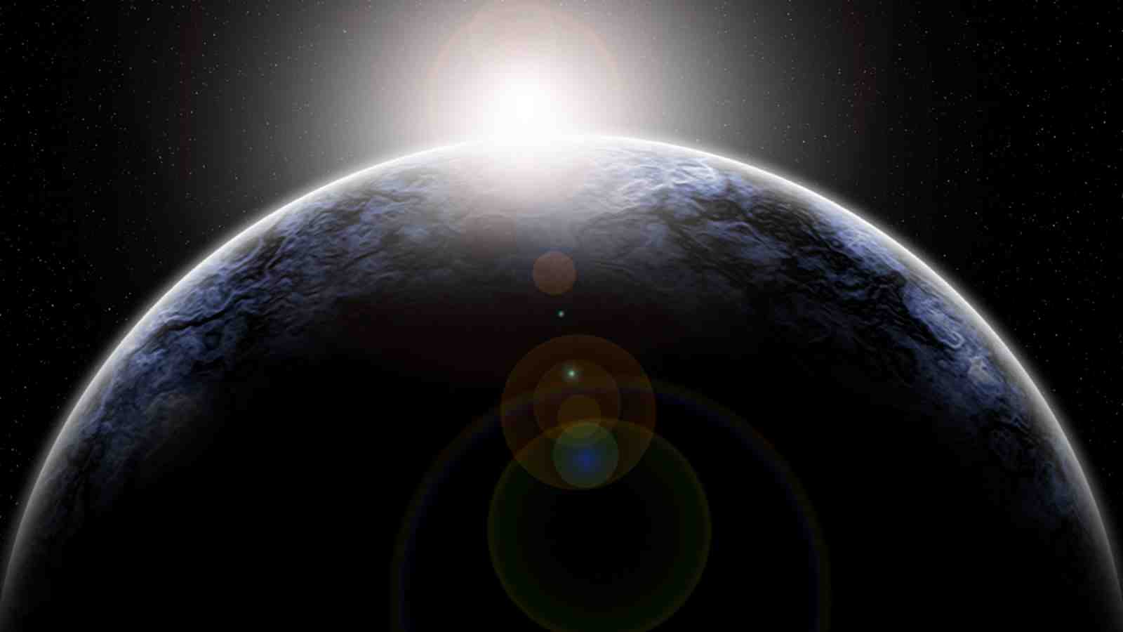 Cosmic Sunrise Planet Wall Art