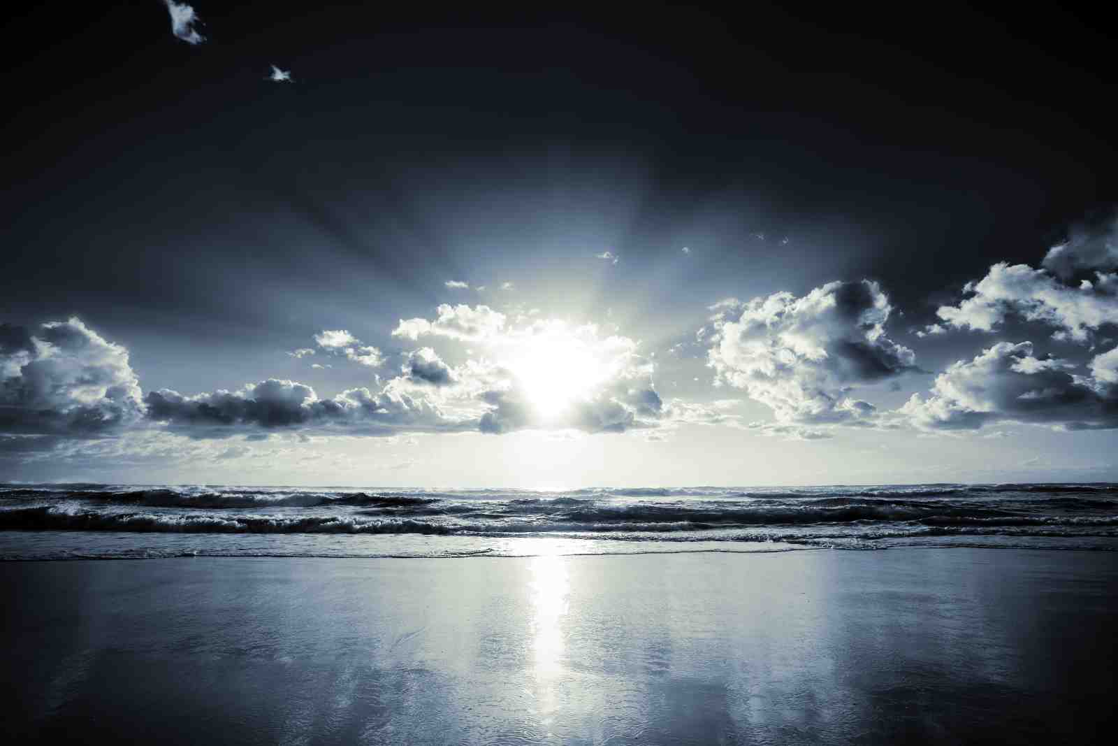 Dramatic Ocean Sunrise Wall Art Wall Art