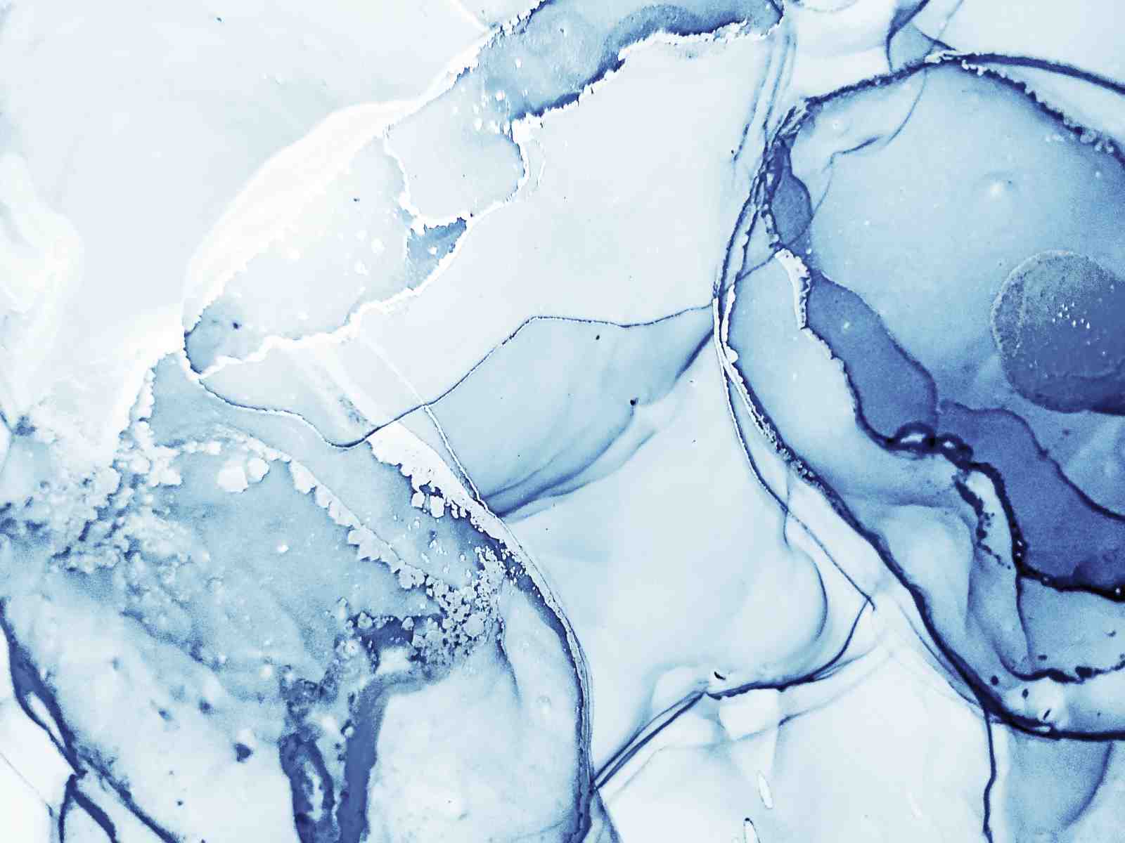 Abstract Indigo Flow Wall Art
