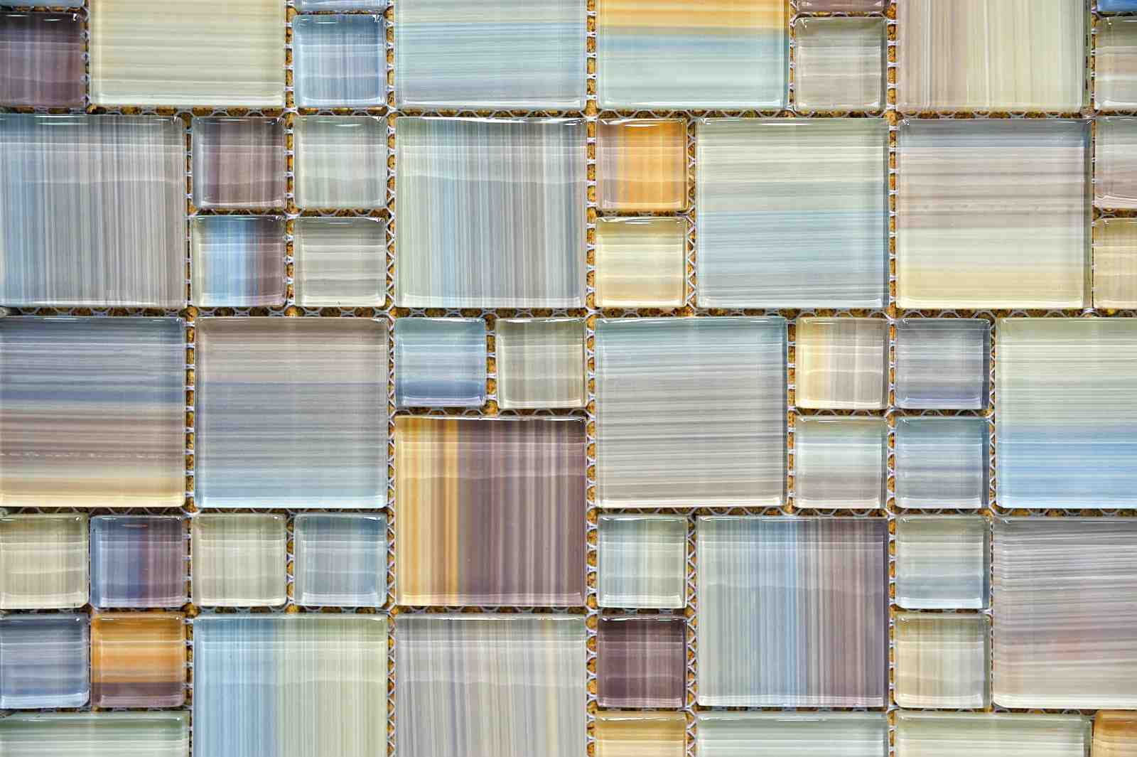 Modern Gradient Mosaic Wall Art